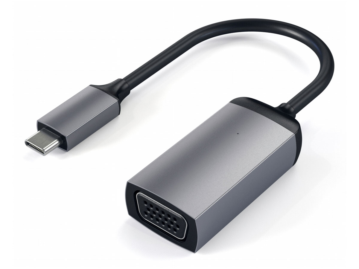 Satechi Aluminium USB-C naar VGA adapter