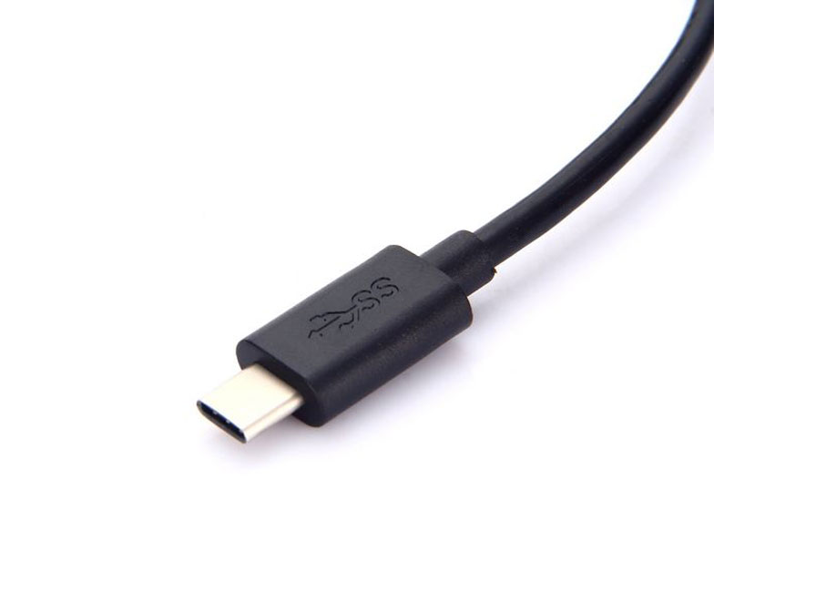 USB-C naar 3-port USB-Hub en Gigabit Ethernet