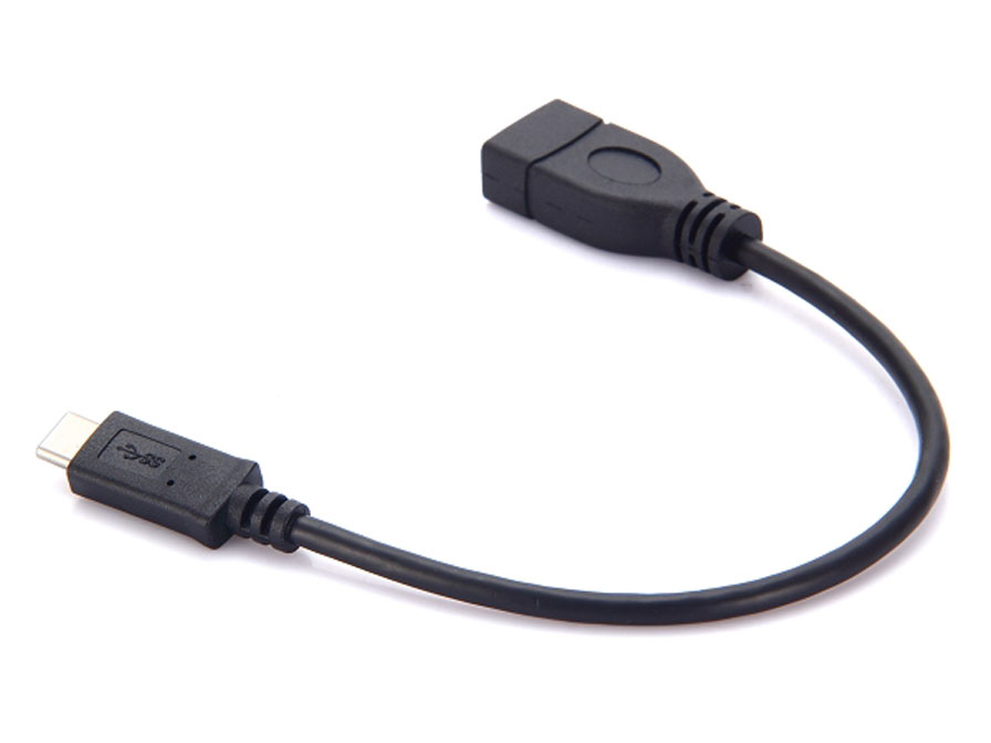 USB-C naar USB-A adapter kabel (20cm)