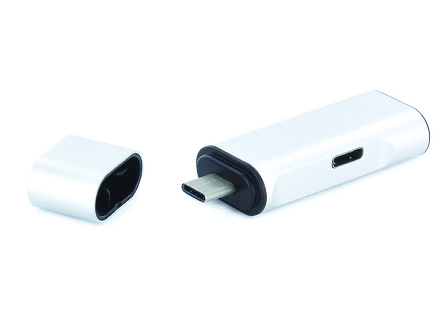 USB-C naar USB-A Adapter met Oplader Passthrough