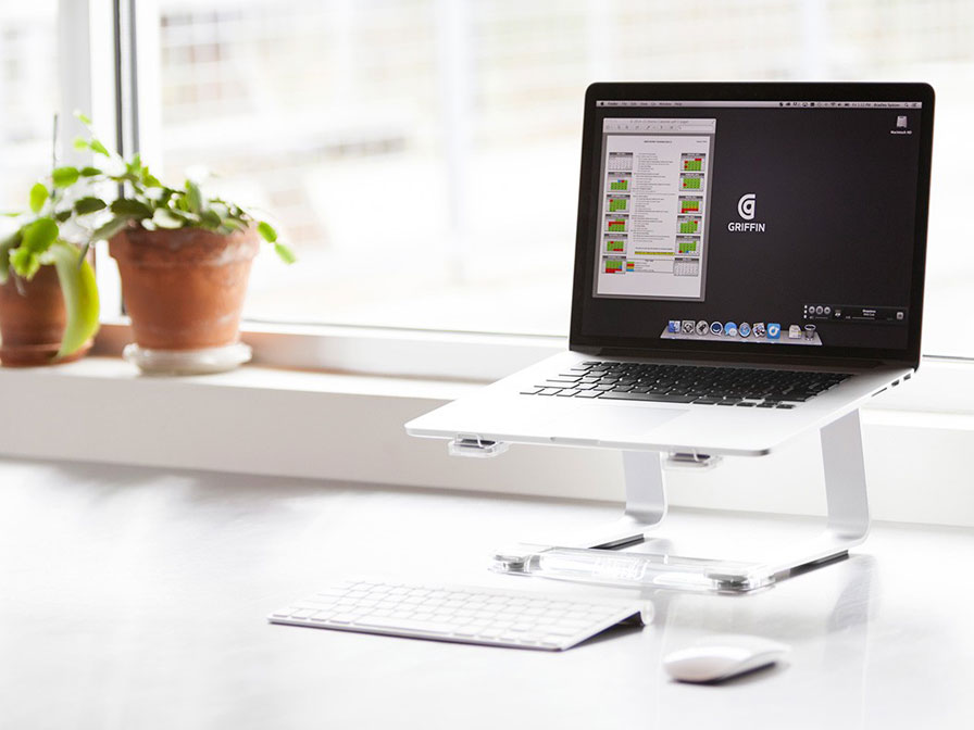 Griffin Elevator Laptop Stand voor MacBook (Zilver)