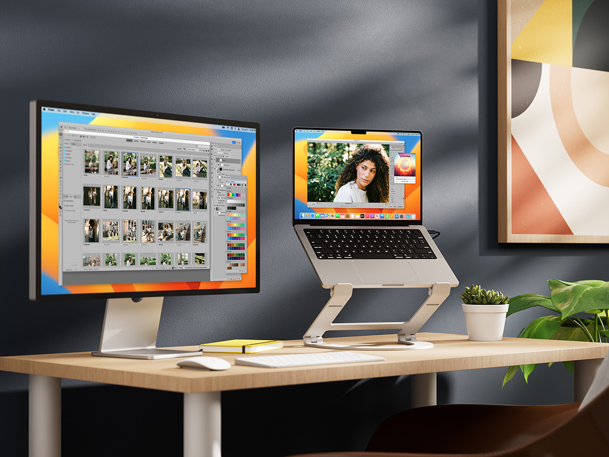 Twelve South Curve Flex Laptop Stand Wit - Laptop MacBook Standaard