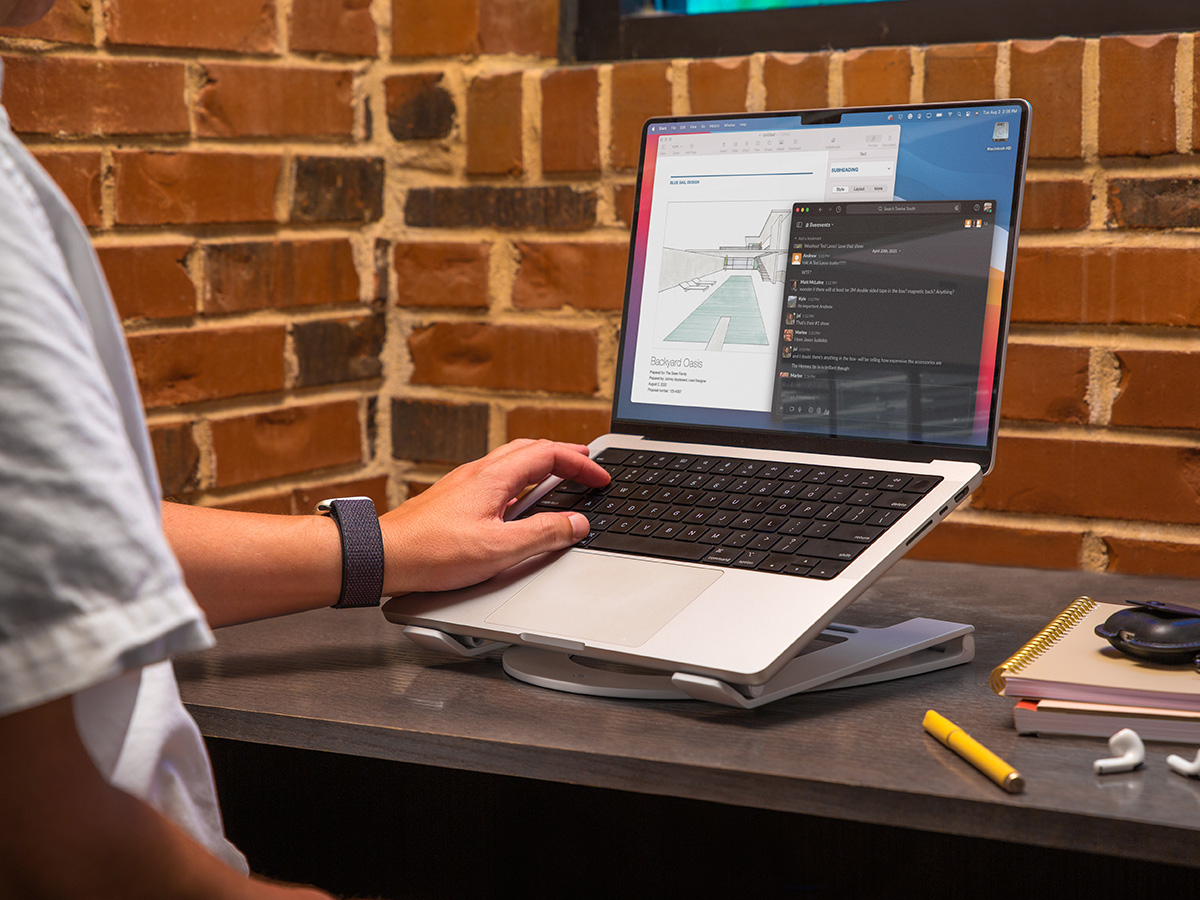 Twelve South Curve Flex Laptop Stand Wit - Laptop MacBook Standaard