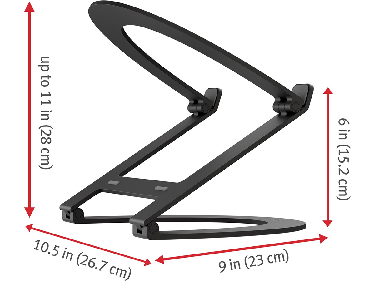 Twelve South Curve Flex Laptop Stand Zwart - Laptop MacBook Standaard