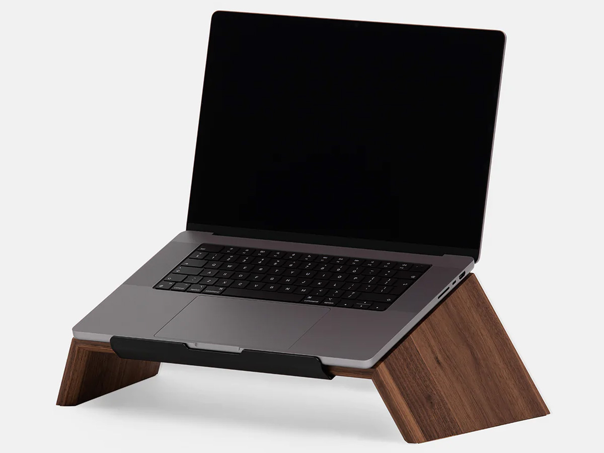 Oakywood Laptop Stand Walnut - Houten MacBook Laptop Standaard