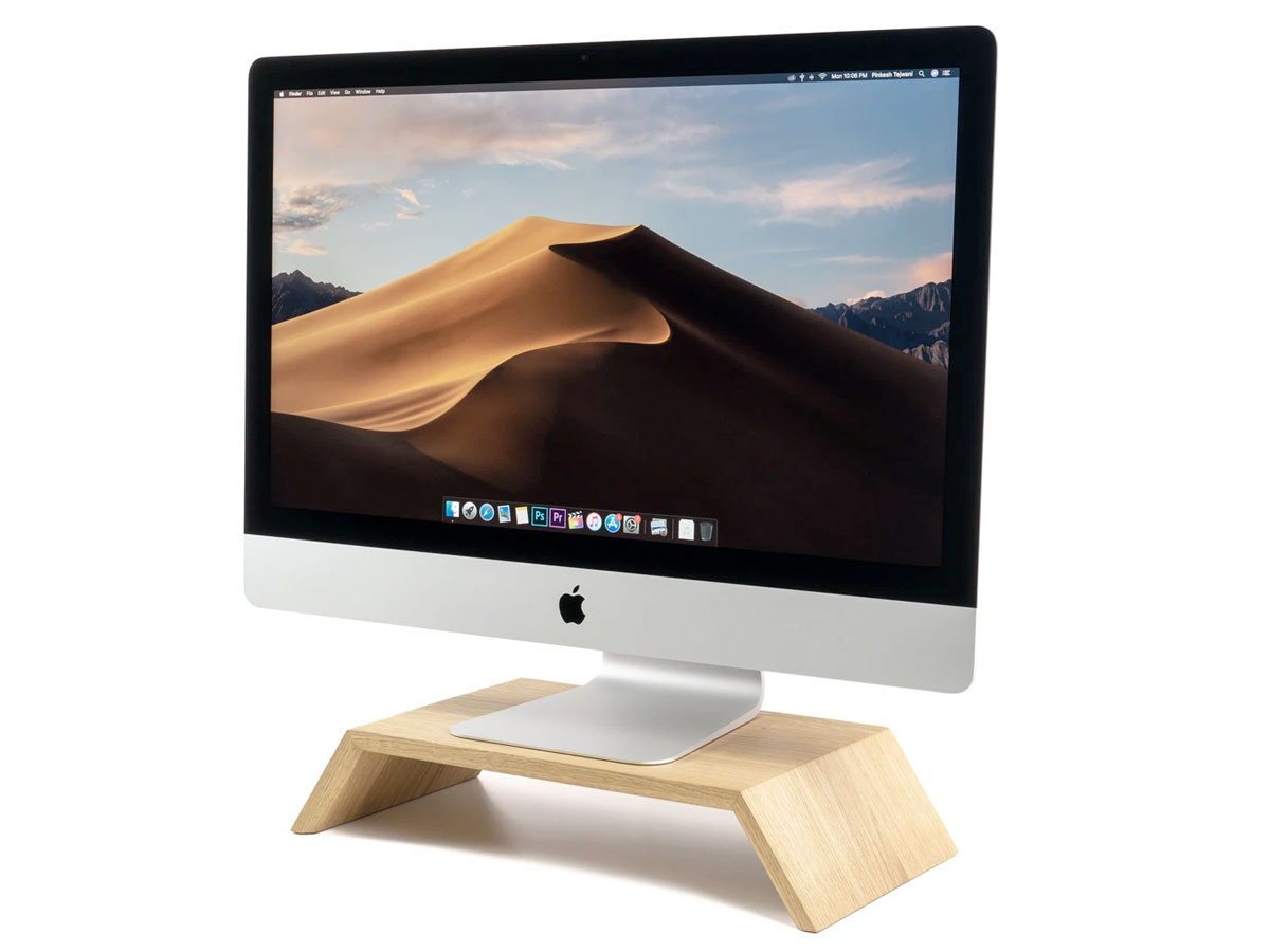 Oakywood Monitor Stand Oak - Houten iMac Beeldschermverhoger