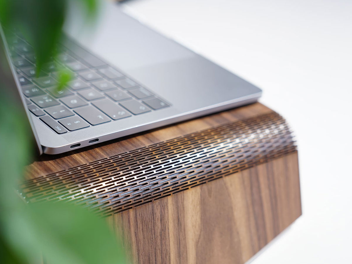 RAUW MacBook Stand - Houten Design Laptop Standaard