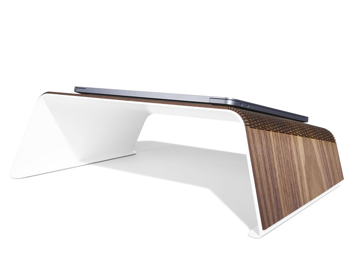 RAUW MacBook Stand - Houten Design Laptop Standaard