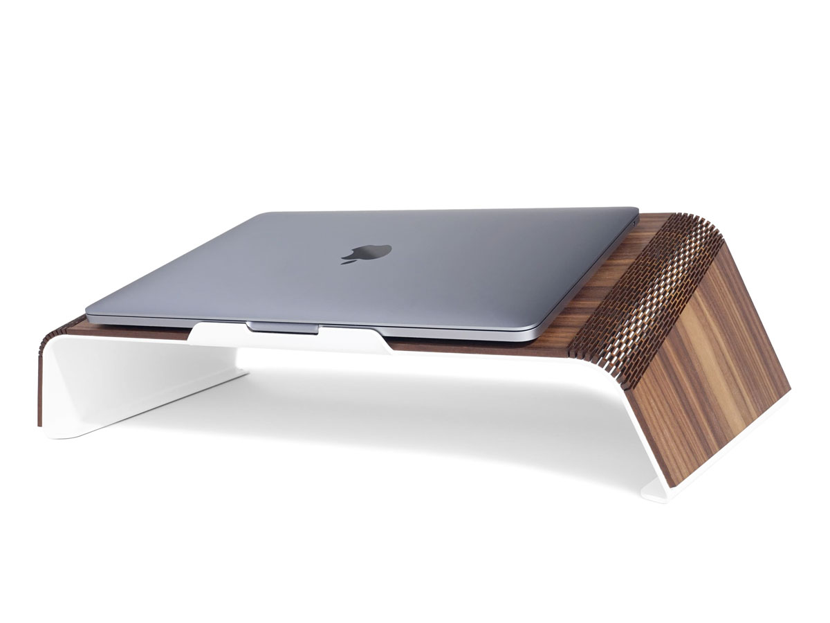 RAUW MacBook Stand - Houten Design Laptop Standaard