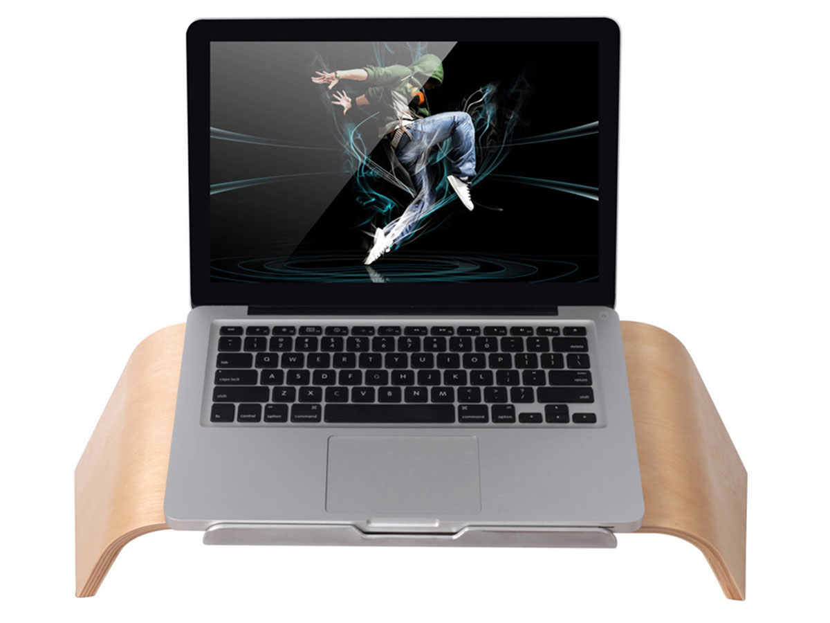 Samdi Houten Laptopstandaard MacBook Stand - Berk