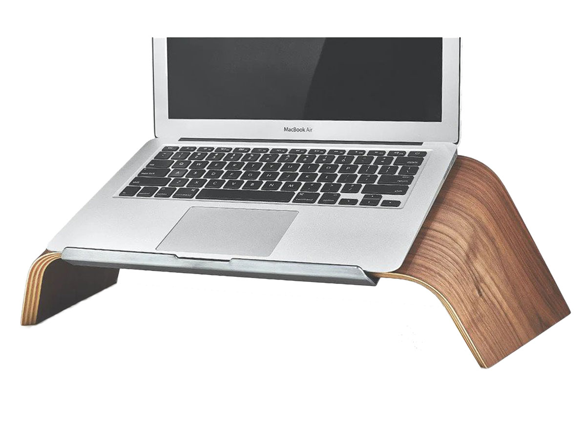 Samdi Houten Laptopstandaard Stand | Walnoot