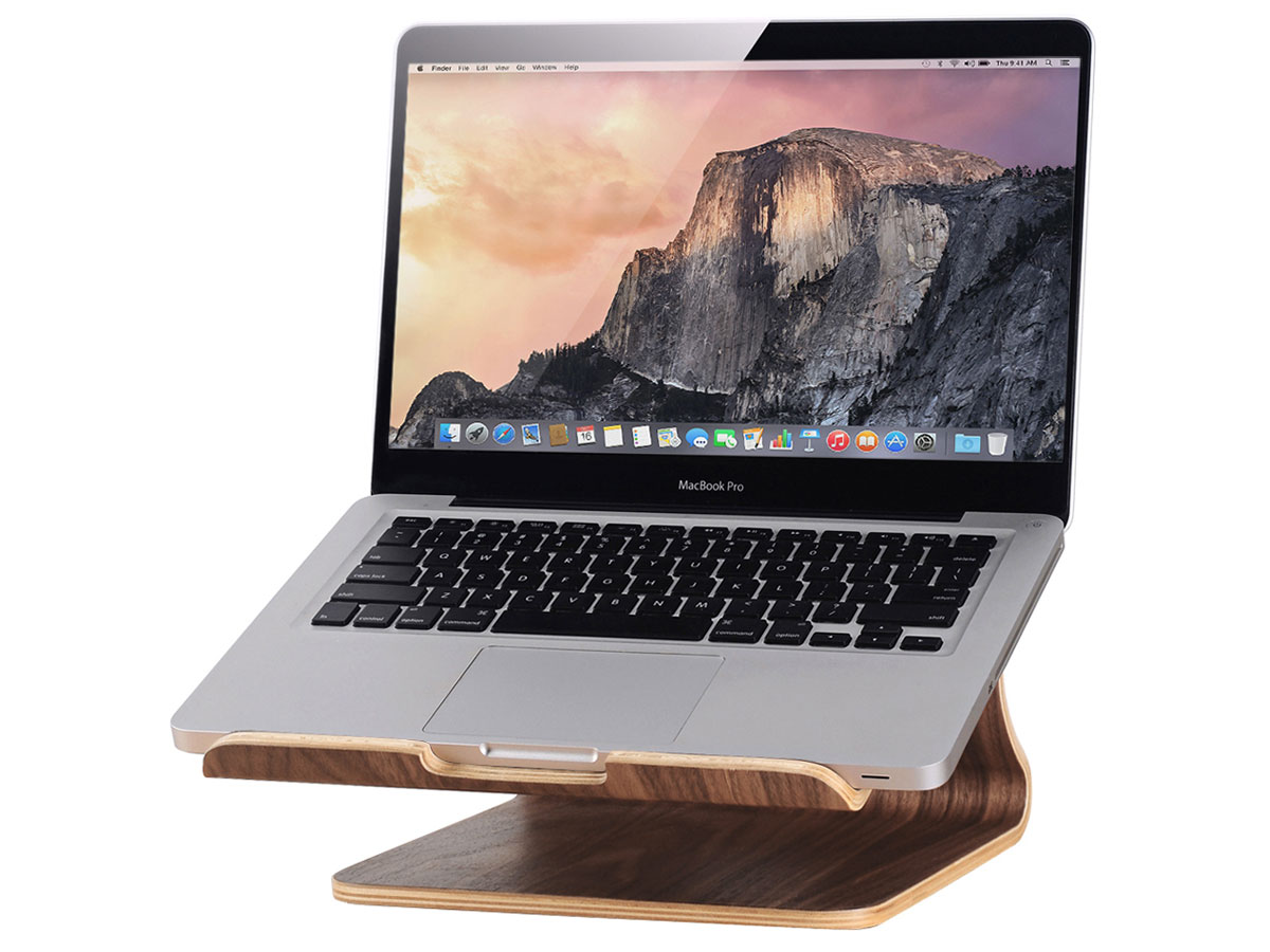 Samdi Houten MacBook Stand Laptopstandaard - Walnoot