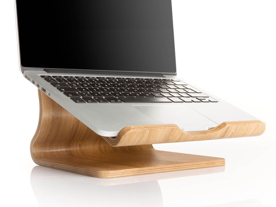 Woodcessories EcoLift Bamboo Houten Macbook Stand