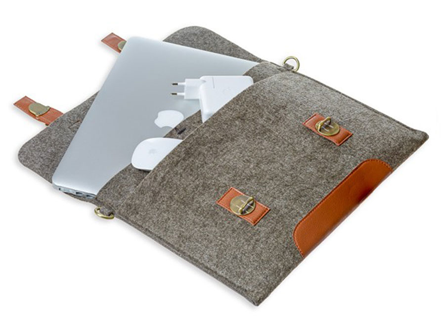 Gecko Vilten Tas voor MacBook (13 inch)
