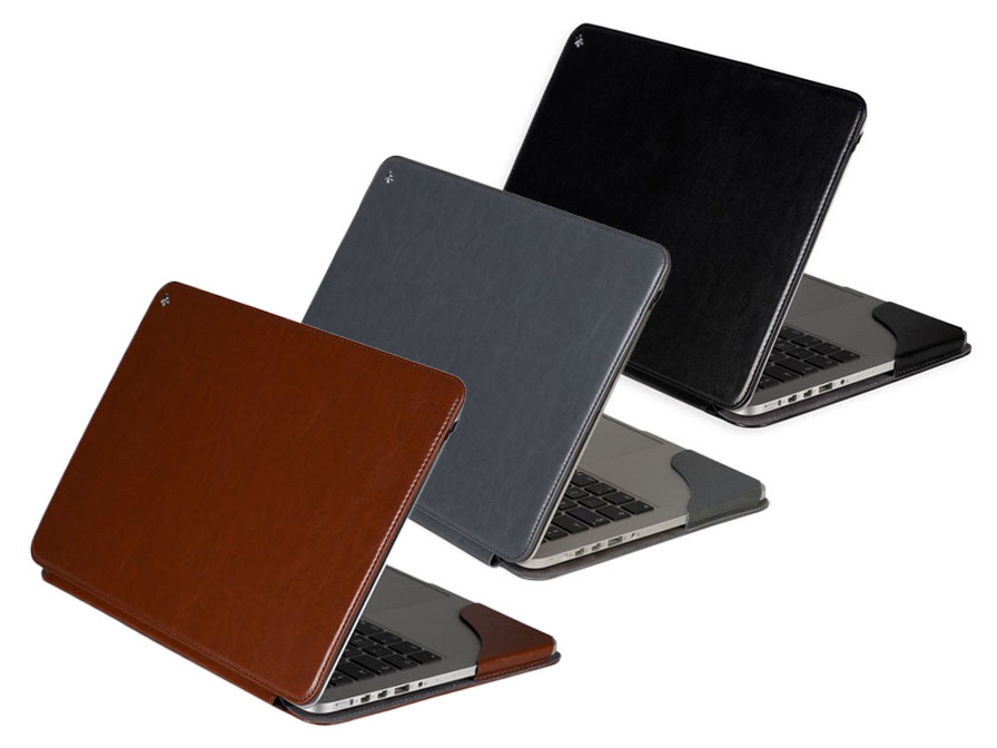 Gecko Deluxe Leather Case - Hoes voor MacBook Pro Retina 13 inch