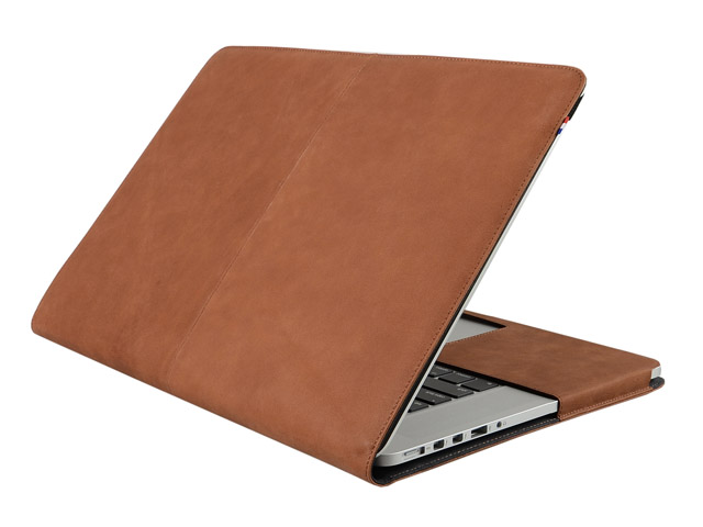 Decoded Vintage Leren Slim Cover voor MacBook Pro Retina (15 inch)