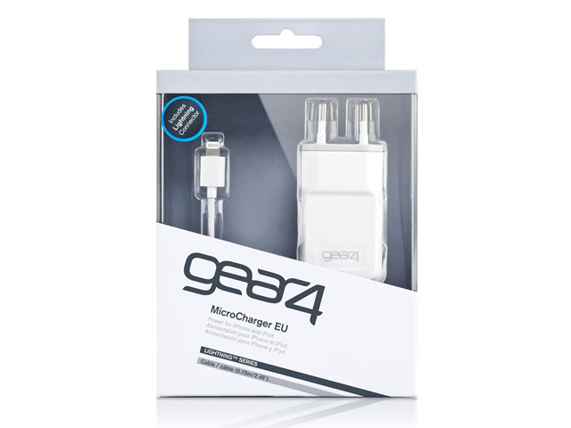 Gear4 1A Lightning HomeCharger Oplader voor iPod en iPhone