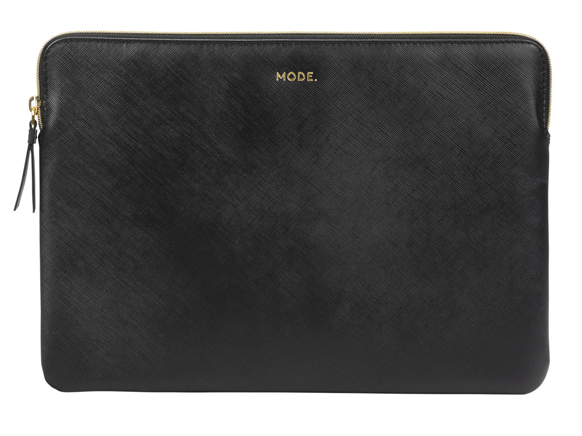 dbramante1928 MODE. Paris Sleeve Zwart Leer - MacBook Pro 16