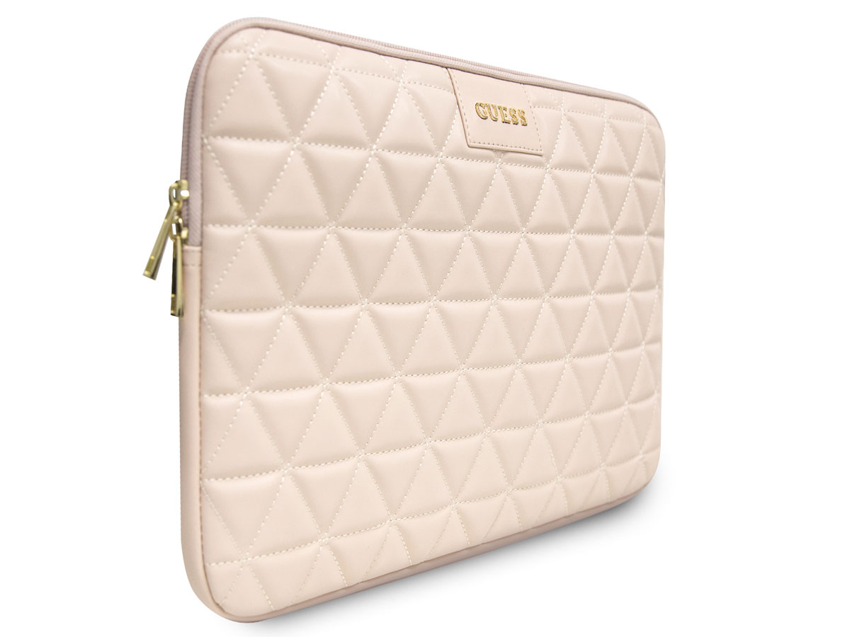 Guess Quilted Laptop Sleeve Nude inch MacBook Hoes