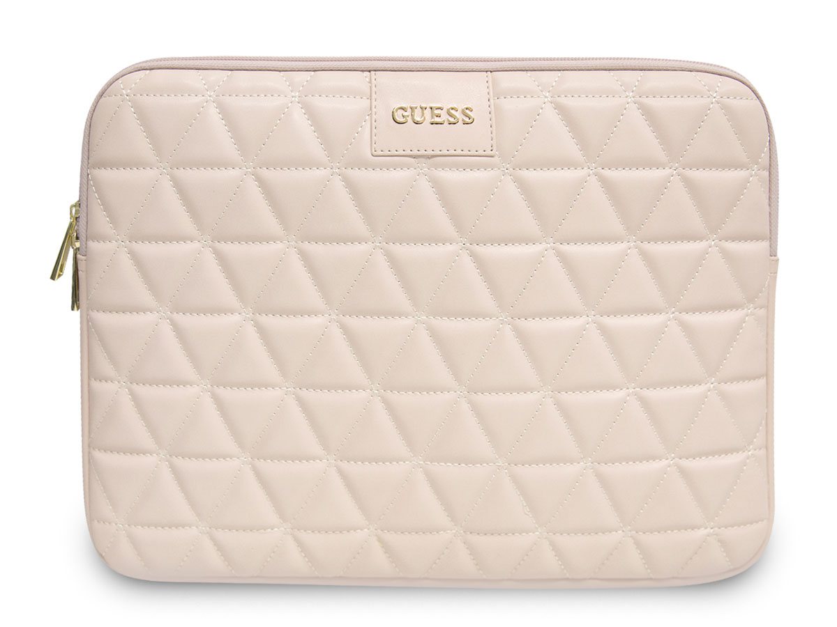 Guess Quilted Laptop Sleeve Nude - 13 inch MacBook Hoes