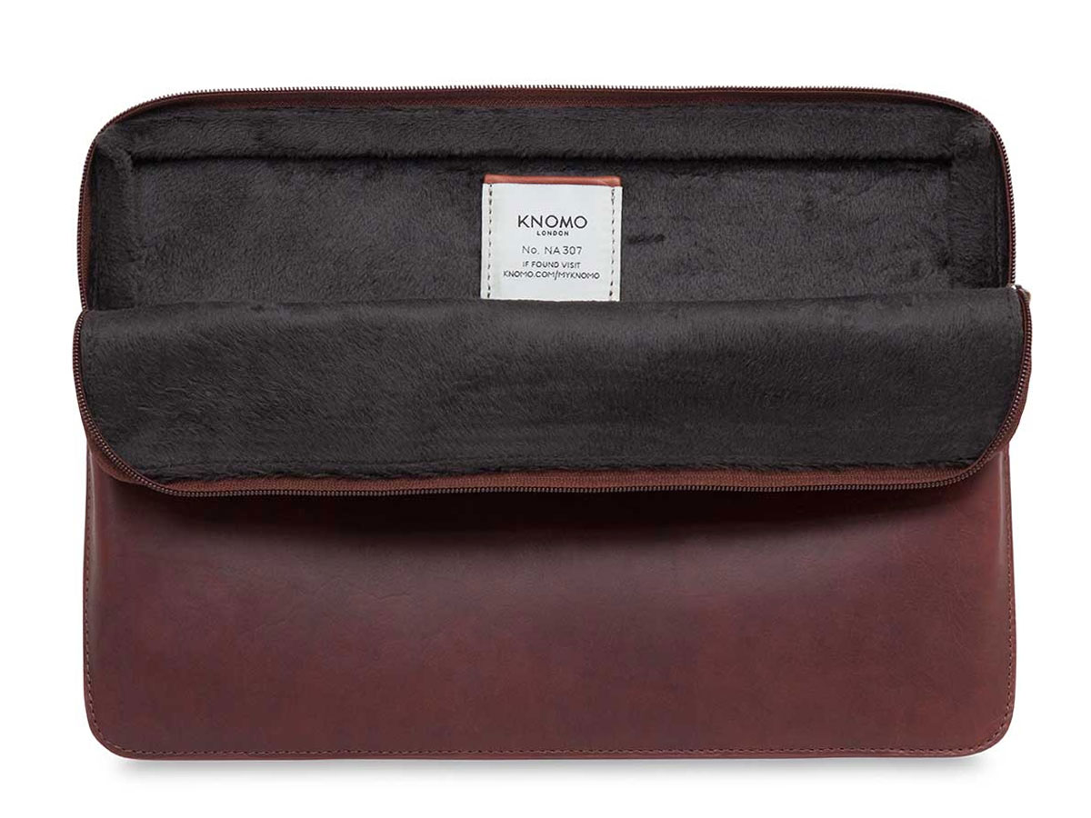 Knomo Leather Sleeve - MacBook 12 inch Hoes