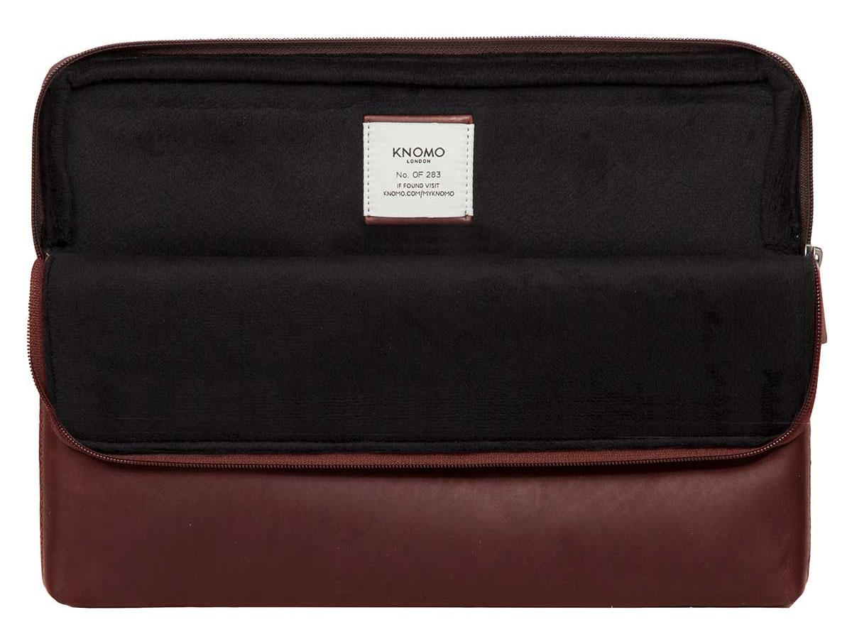 Knomo Leather Sleeve - Leren MacBook Pro 15