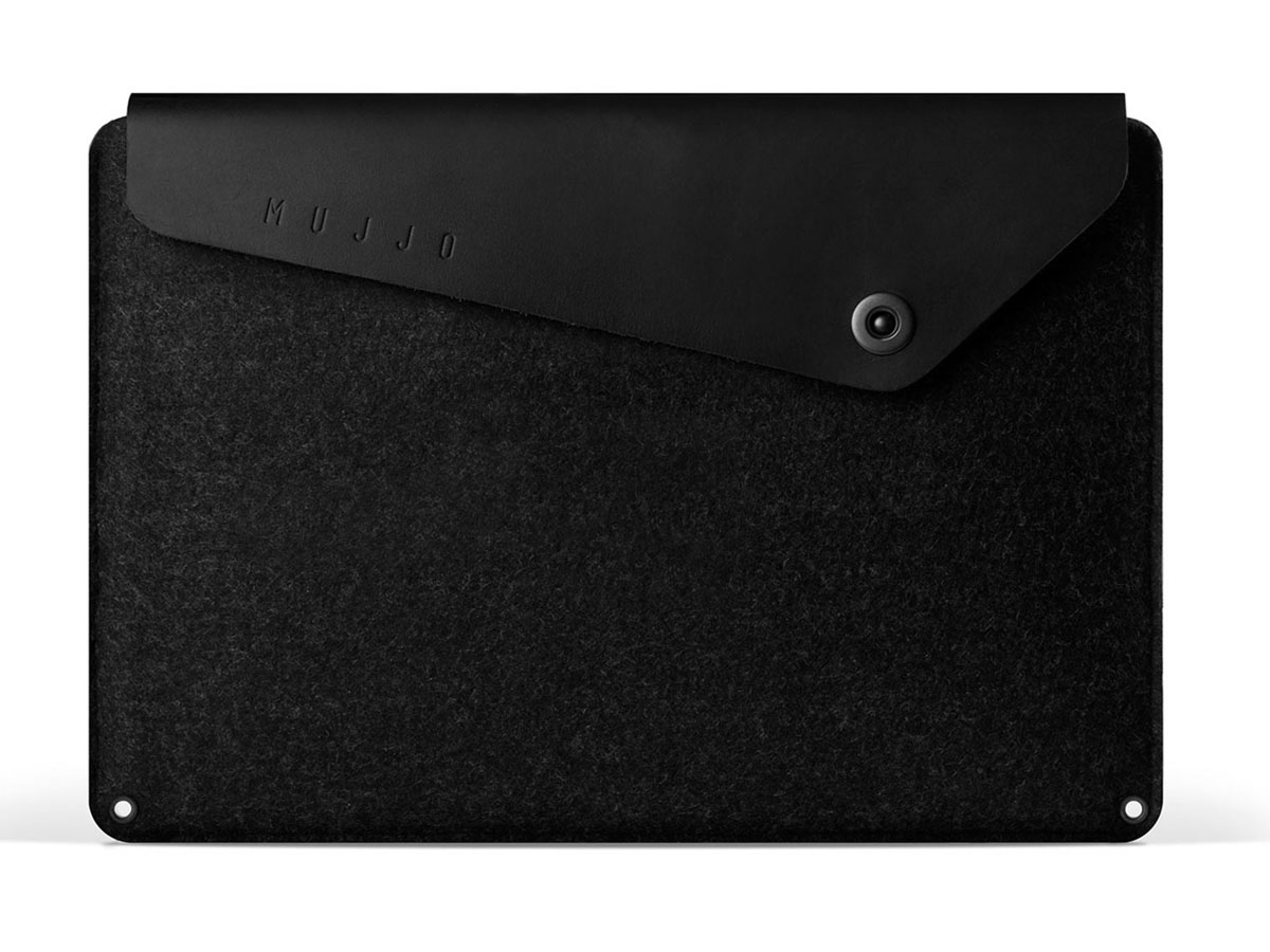 Mujjo Envelope Sleeve Zwart - MacBook Pro 15