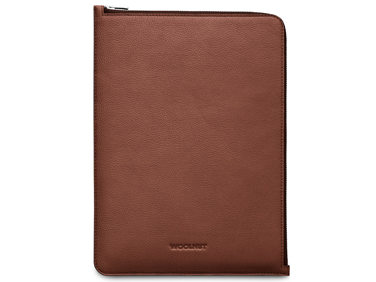 Woolnut Leather Folio Cognac - MacBook Pro 14