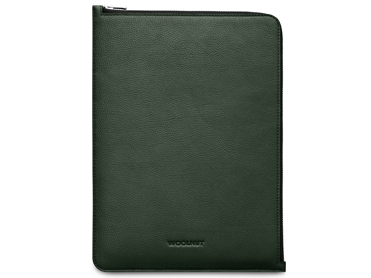 Woolnut Leather Folio Groen - MacBook Pro 14