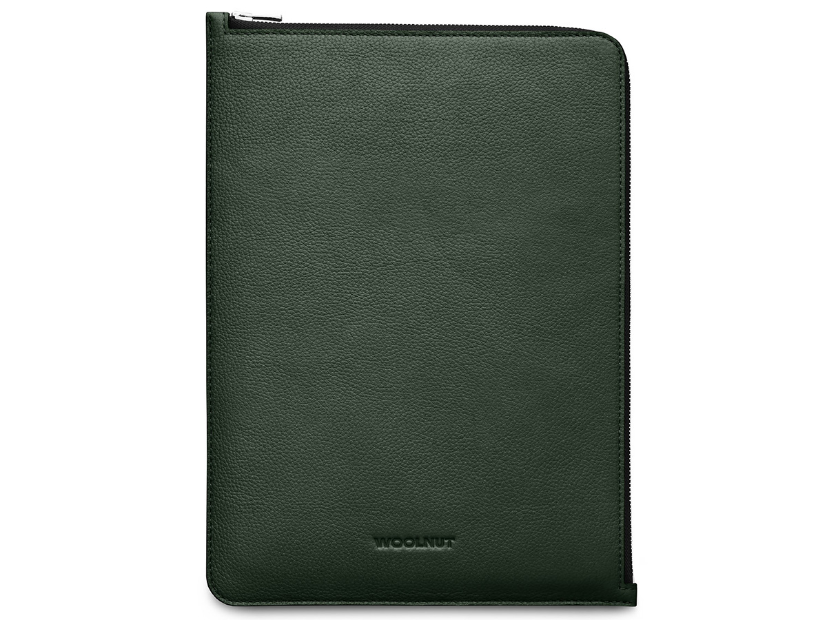 Woolnut Leather Folio Groen - MacBook Pro 16