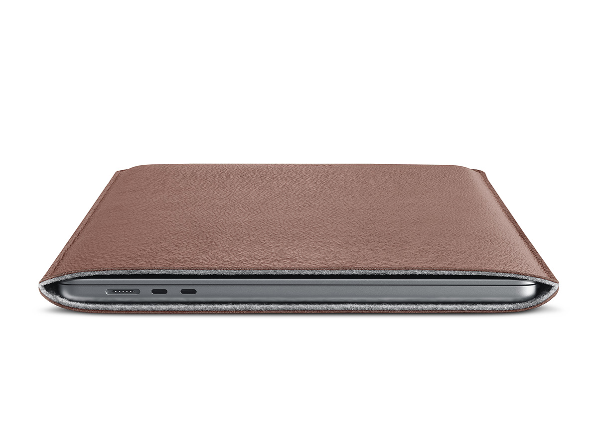 Woolnut Leather Sleeve Cognac - MacBook Air 15