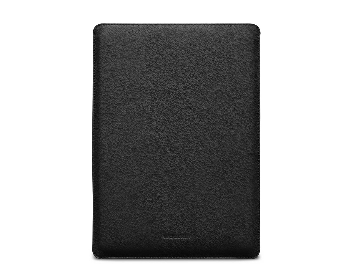 Woolnut Leather Sleeve Zwart - MacBook Air 15