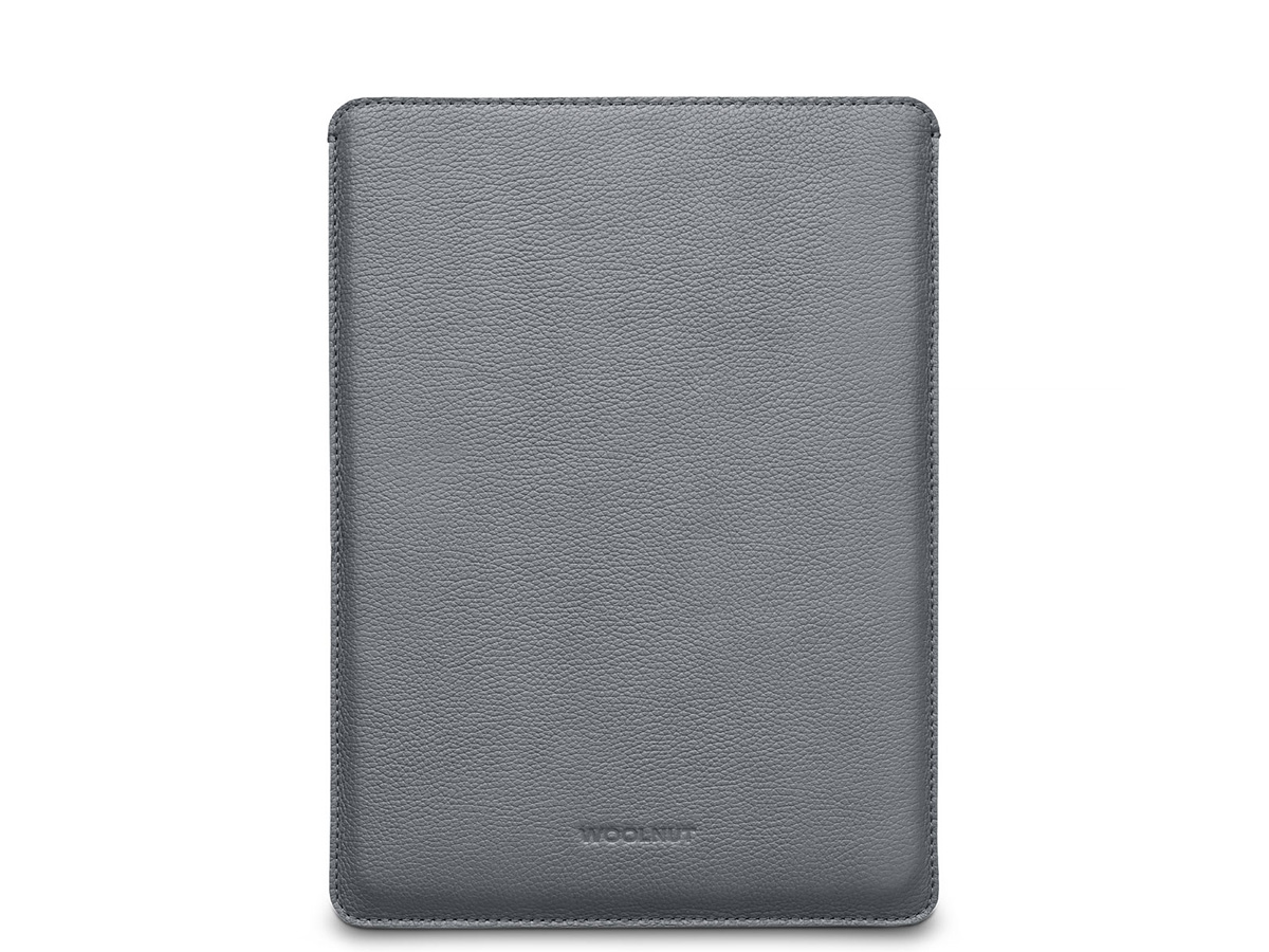 Woolnut Leather Sleeve Grijs - MacBook Pro 16