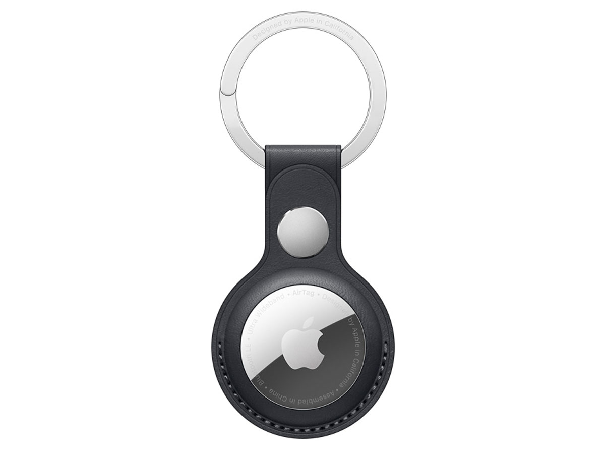 Apple Leren AirTag Sleutelhanger - Midnight (Open Box)