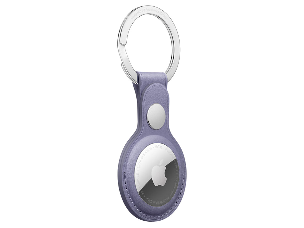 Apple Leren AirTag Sleutelhanger - Wisteria (Open Box)