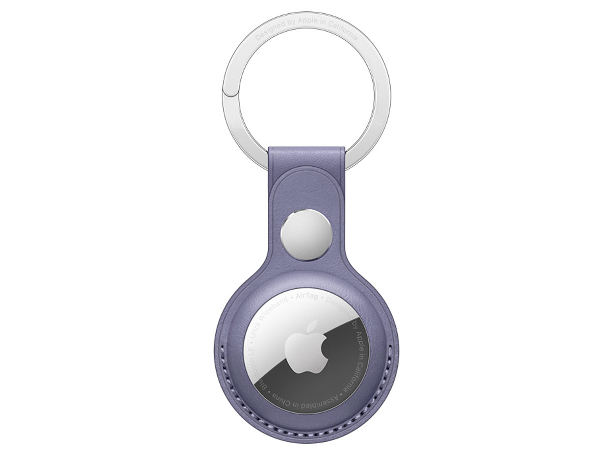 Apple Leren AirTag Sleutelhanger - Wisteria (Open Box)