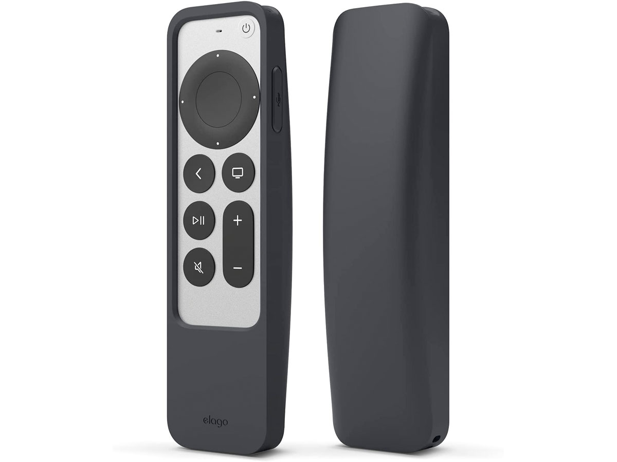 Elago R5 Airtag Hoesje voor Apple TV Remote (2021) - Zwart