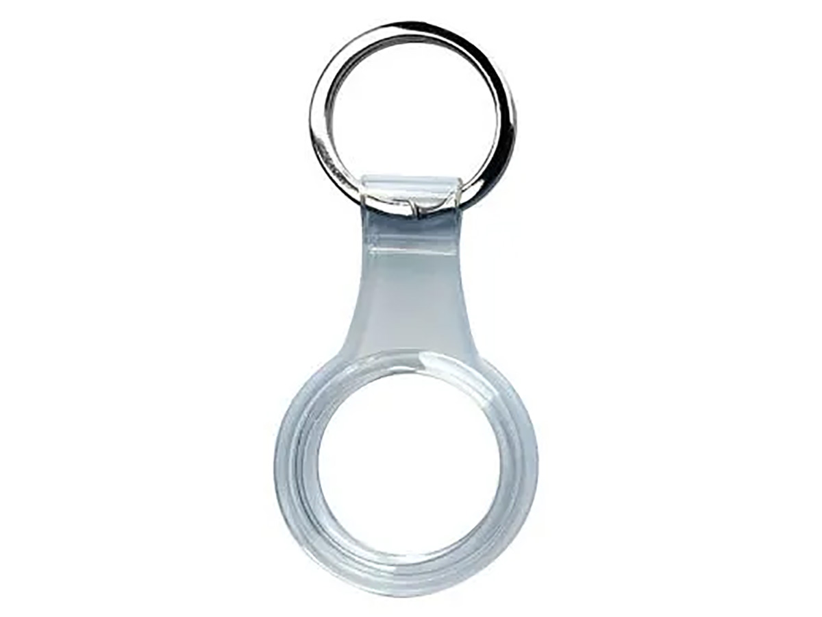 Sdesign TPU AirTag Case Sleutelhanger Hoesje - Transparant