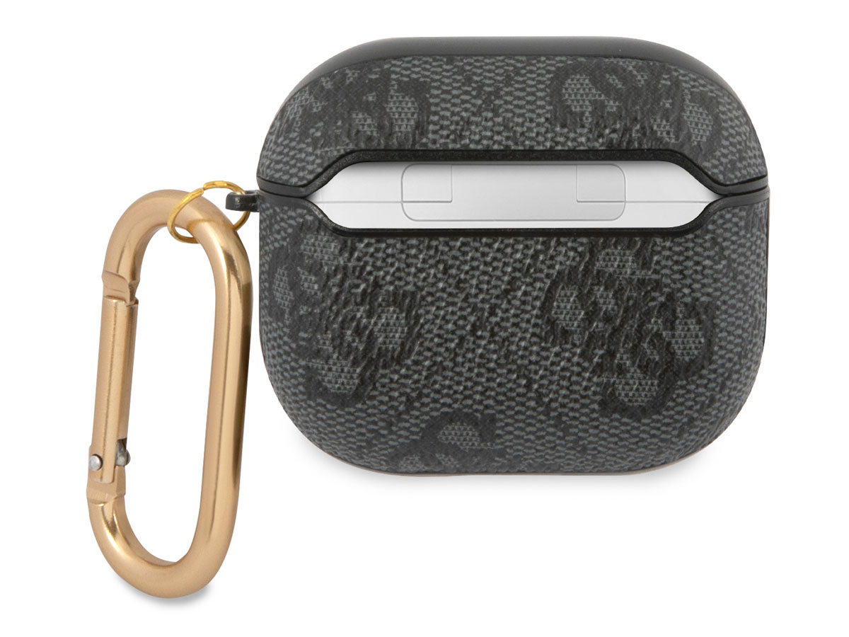 Guess 4G Monogram Ring Case Grijs - AirPods 3 Case Hoesje