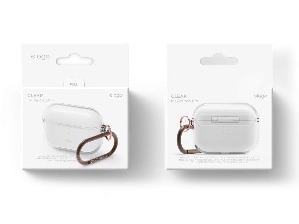 Elago Clear Case Transparant - AirPods Pro Hoesje