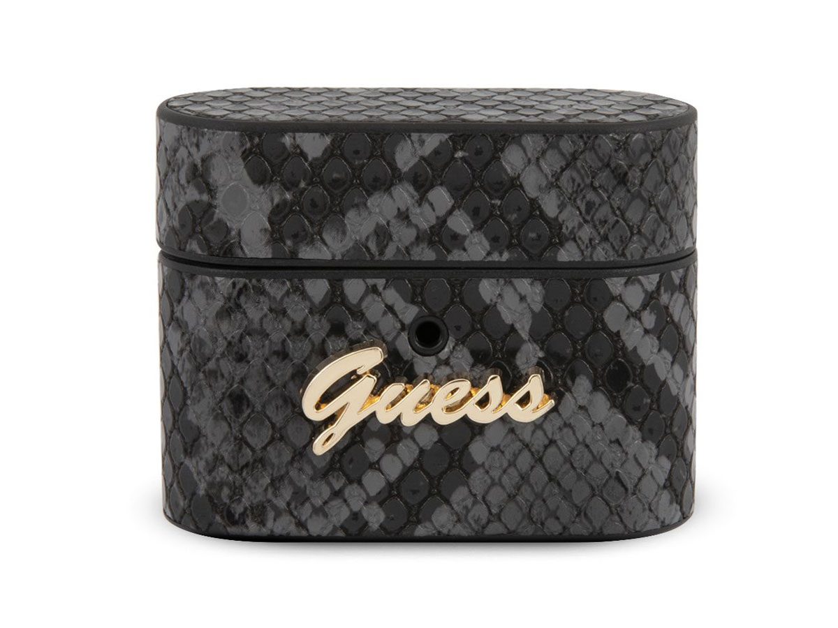 Guess Python Case Zwart - AirPods Pro Case Hoesje