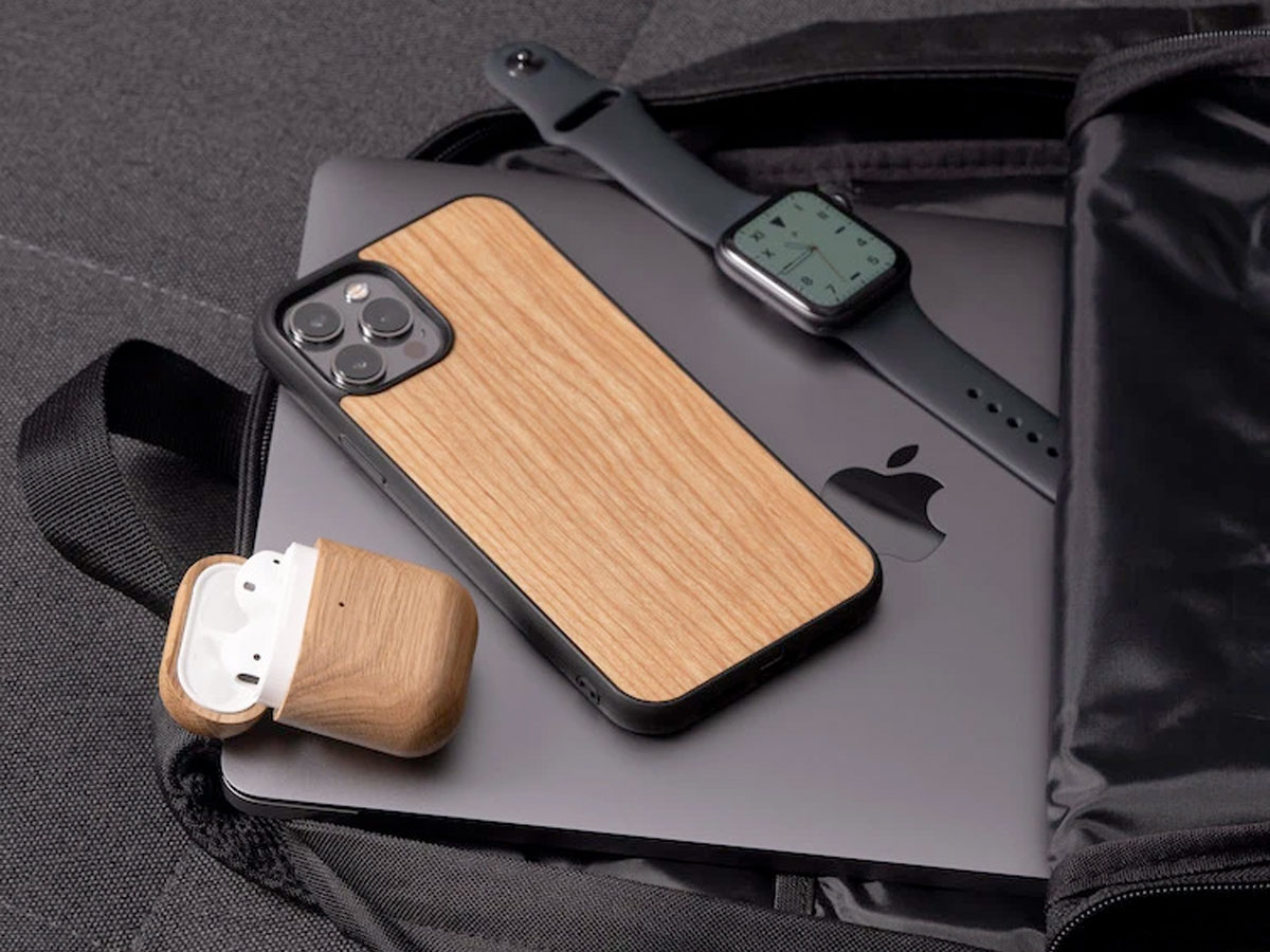 Oakywood Wooden Airpods Case Oak - Houten AirPods 1 & 2 Hoesje