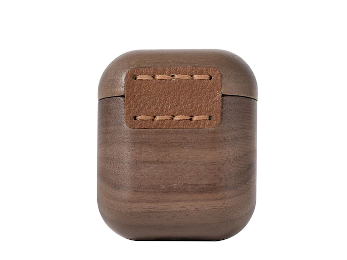 Oakywood Wooden Airpods Case Walnut - Houten AirPods 1 & 2 Hoesje