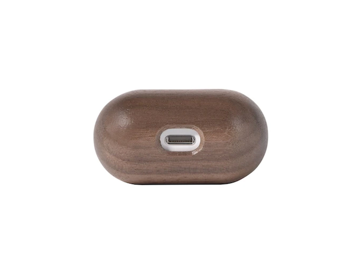 Oakywood Wooden Airpods Case Walnut - Houten AirPods 1 & 2 Hoesje