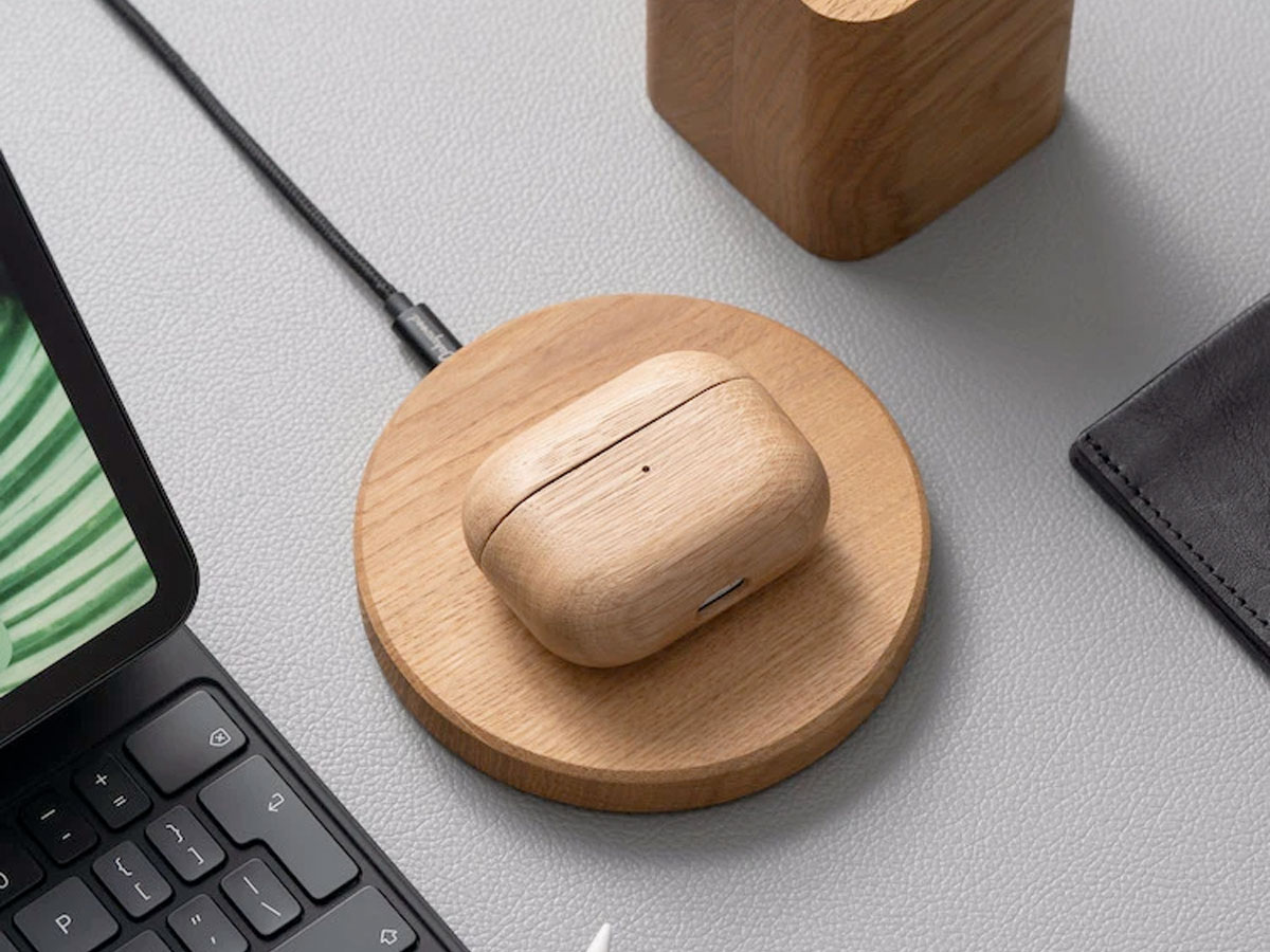 Oakywood Wooden Airpods Pro Case Oak - Houten AirPods Pro Hoesje