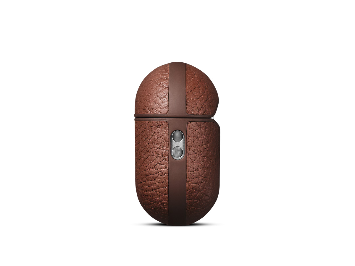 Woolnut Leather Case voor AirPods Pro 2nd Gen - Cognac