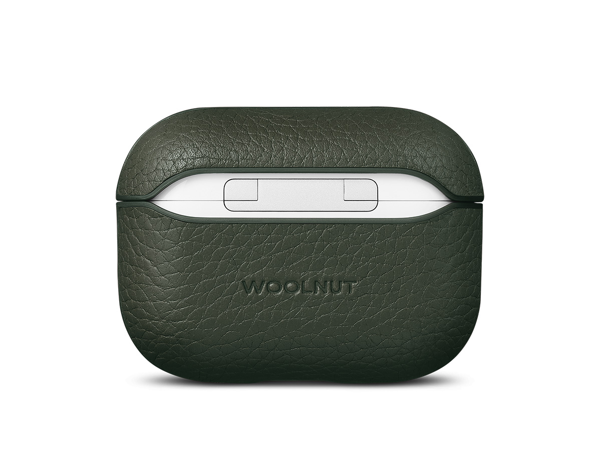 Woolnut Leather Case voor AirPods Pro 2nd Gen - Groen