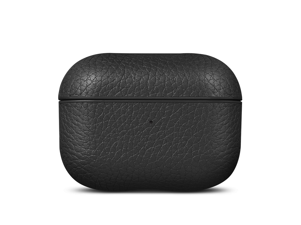 Woolnut Leather Case voor AirPods Pro 2nd Gen - Zwart