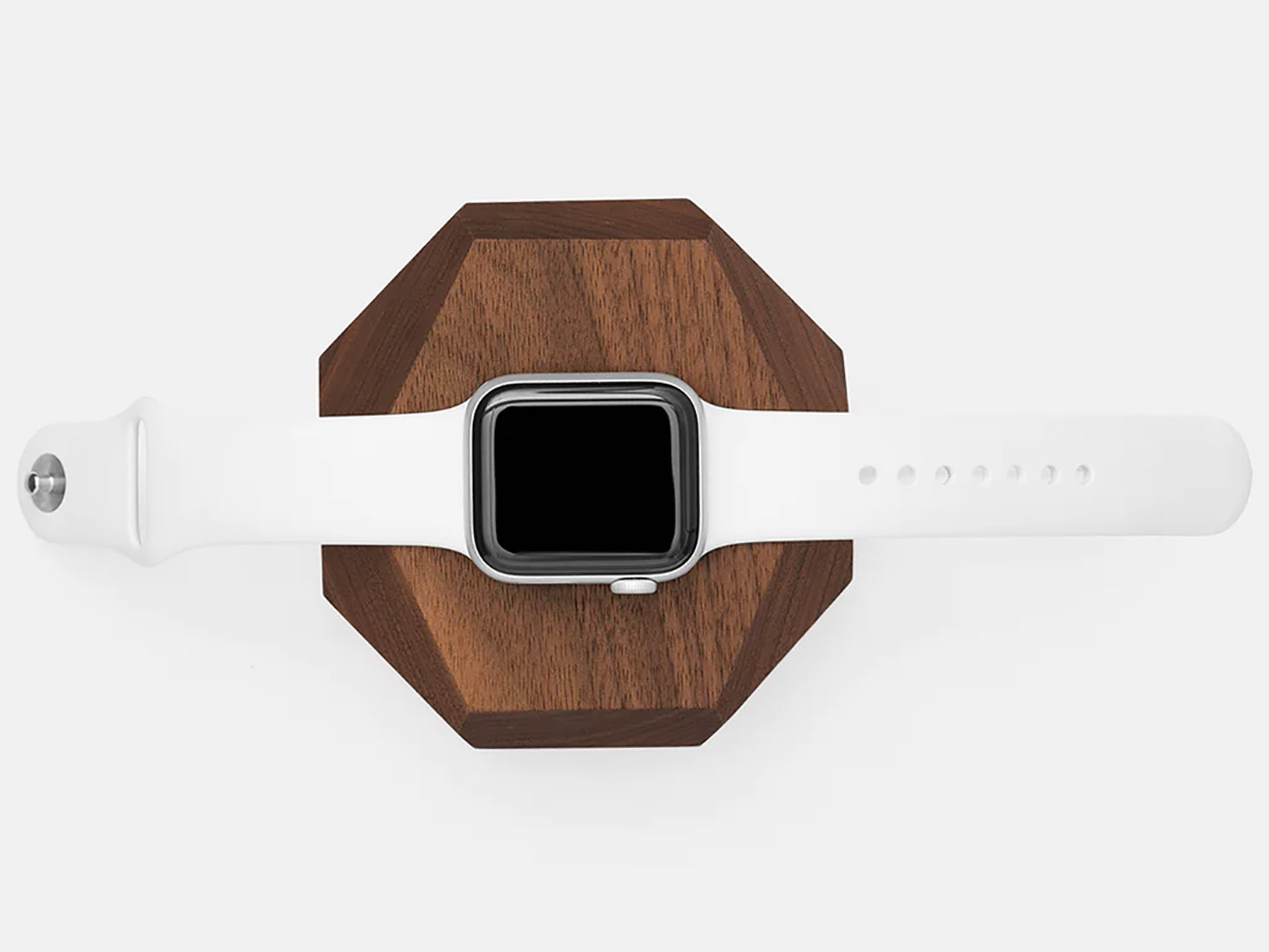 Oakywood Apple Watch Dock Walnut - Houten Oplaad Stand