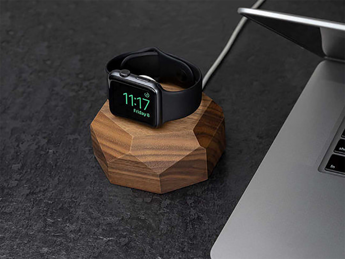 Oakywood Apple Watch Dock Oak - Houten Oplaad Stand